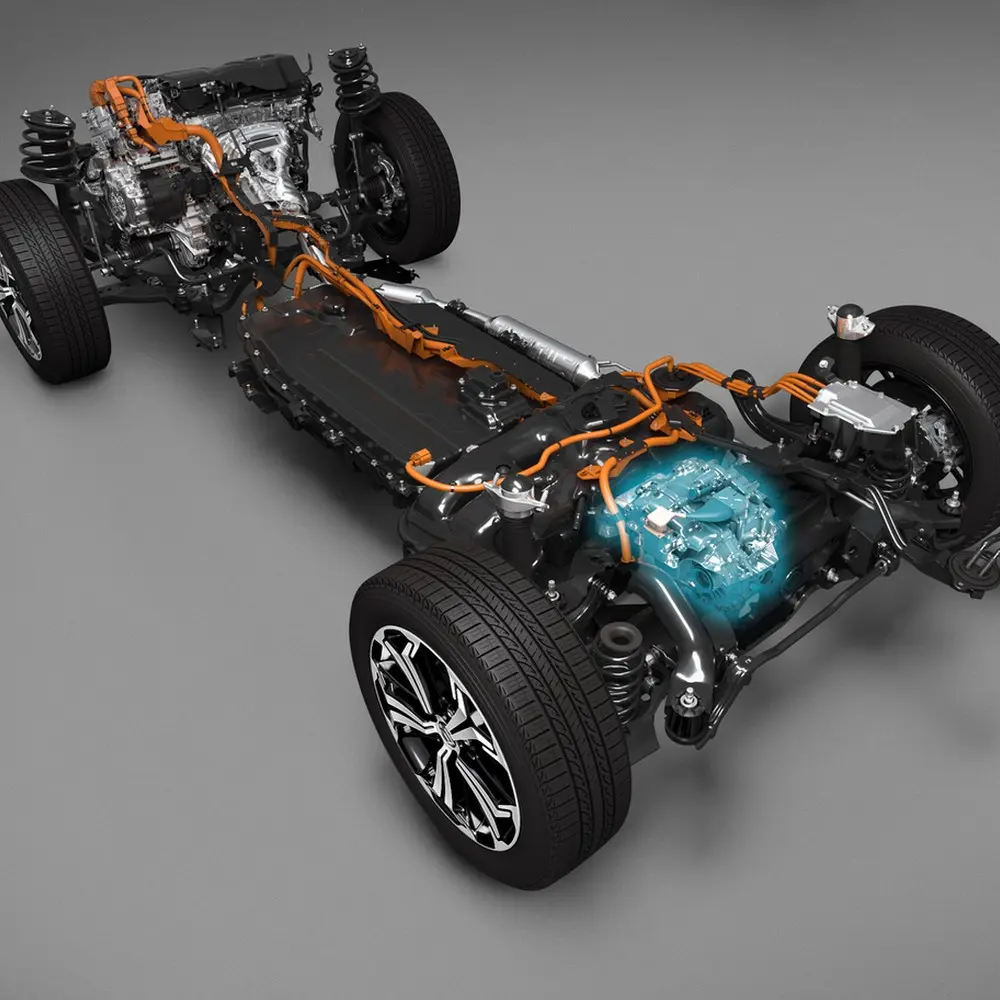 Napęd na cztery koła E-Four
Tryb Trail - wspomaganie jazdy w terenie