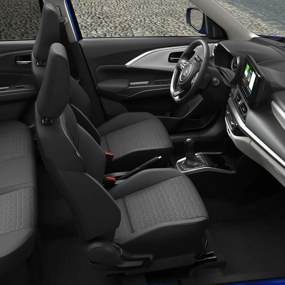 Komfortowa i przestronna kabina pasażerska
Sportowa kierownica