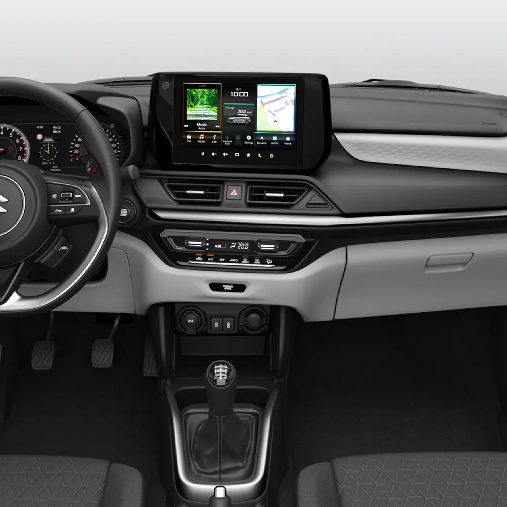 System multimedialny z 9-calowym ekranem i nawigacją
Kamera cofania w każdej wersji wyposażenia