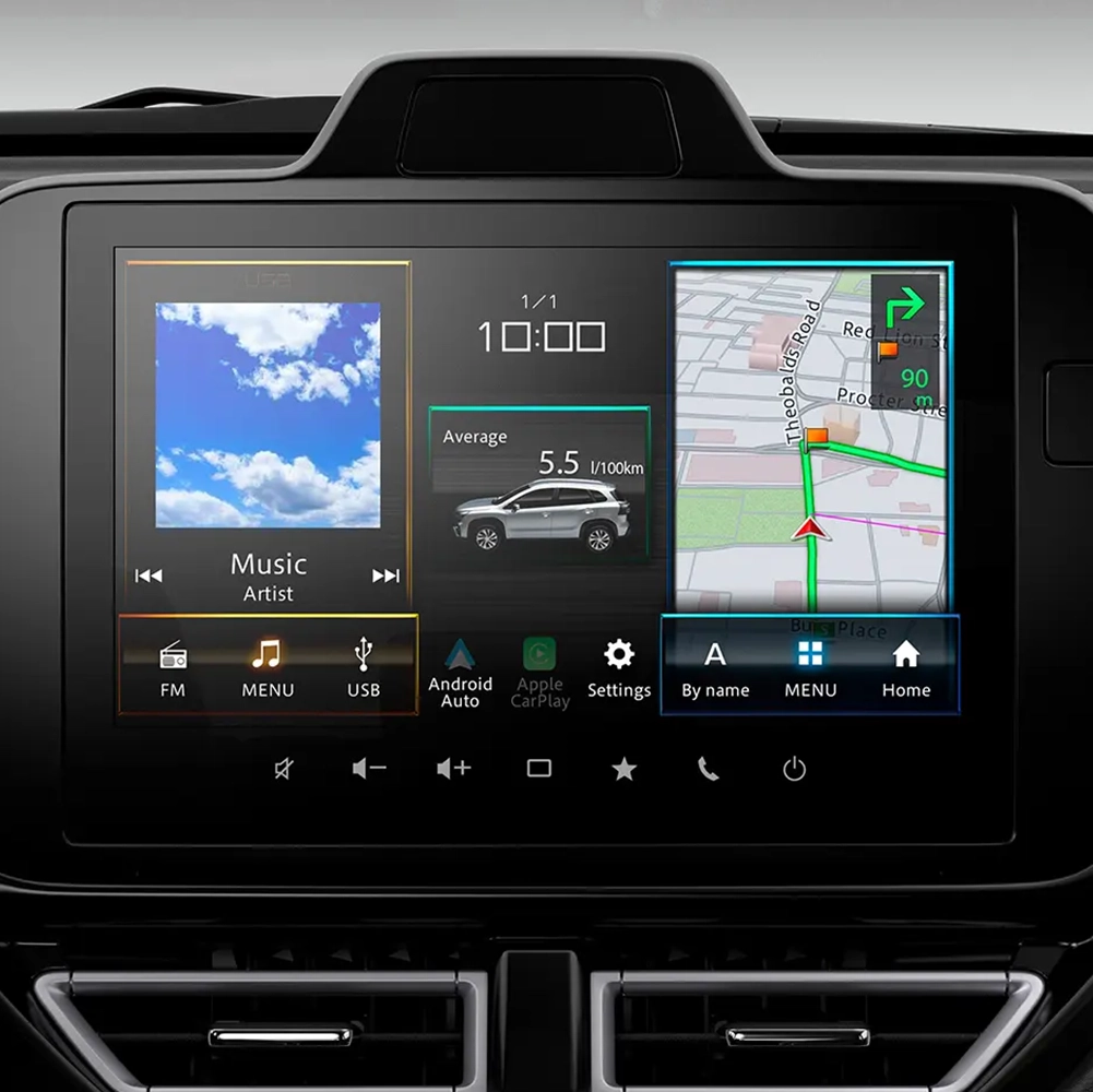 System multimedialny z nawigacją 9-calowy ekran dotykowy