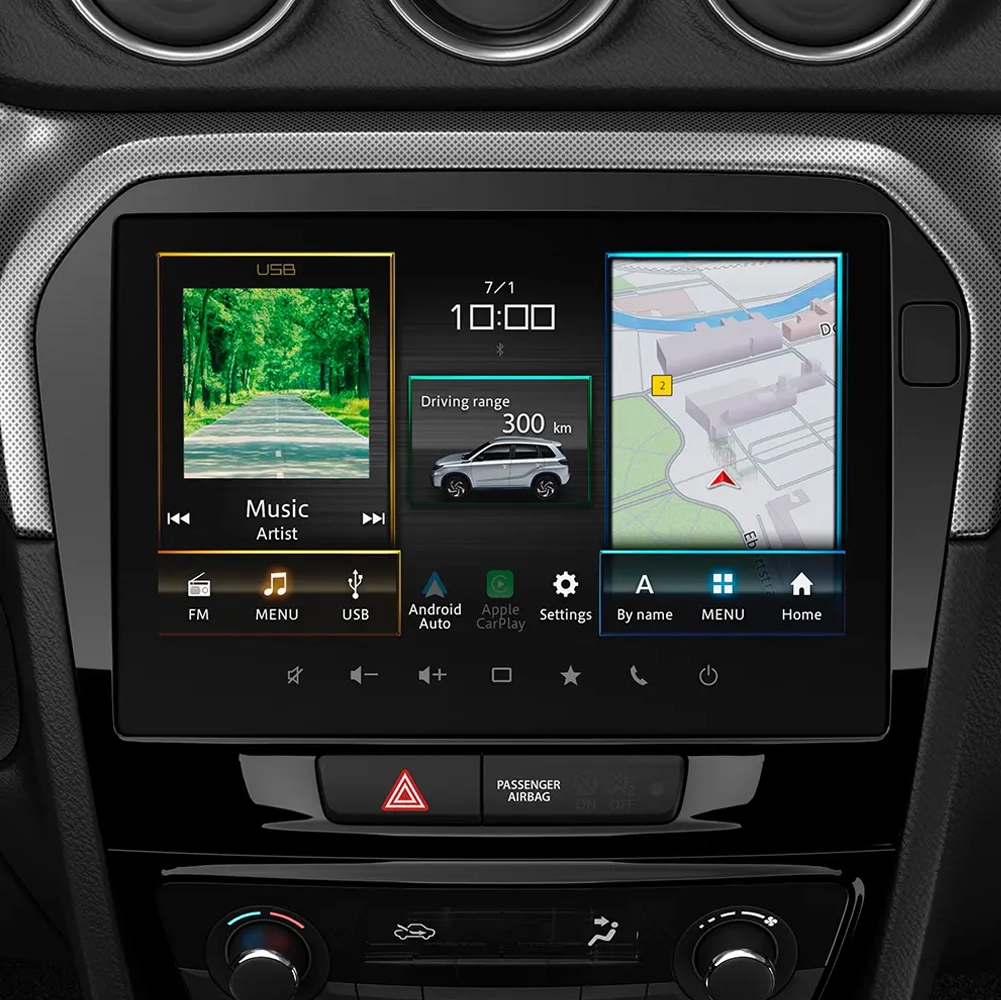 System multimedialny z 9-calowym ekranem i nawigacją Bezprzewodowe Apple CarPlay i Android Auto