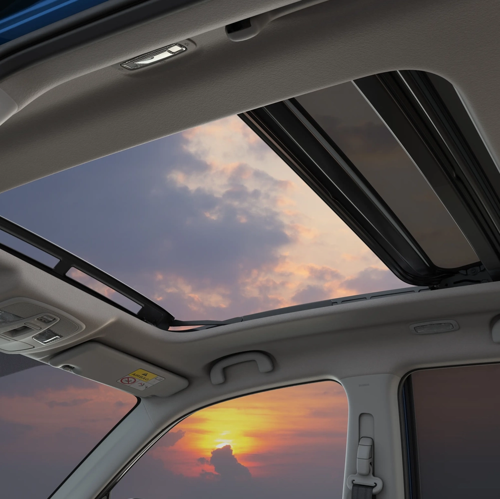 Panoramiczne okno dachowe Dostępne w wersji Elegance Sun