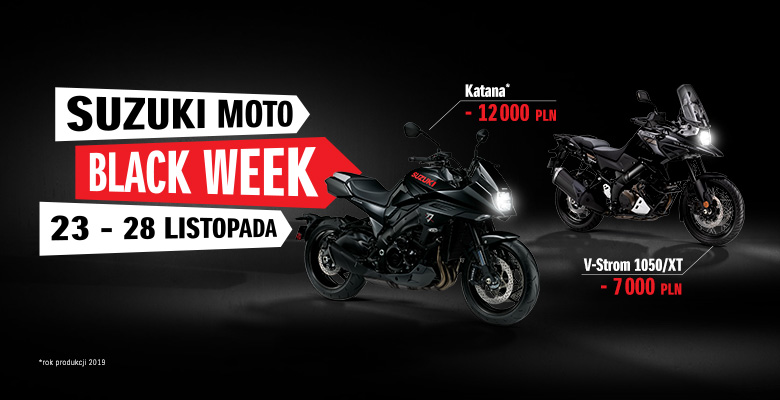 M&M MOTOCYKLE Kraków Suzuki moto Black Week Suzuki
